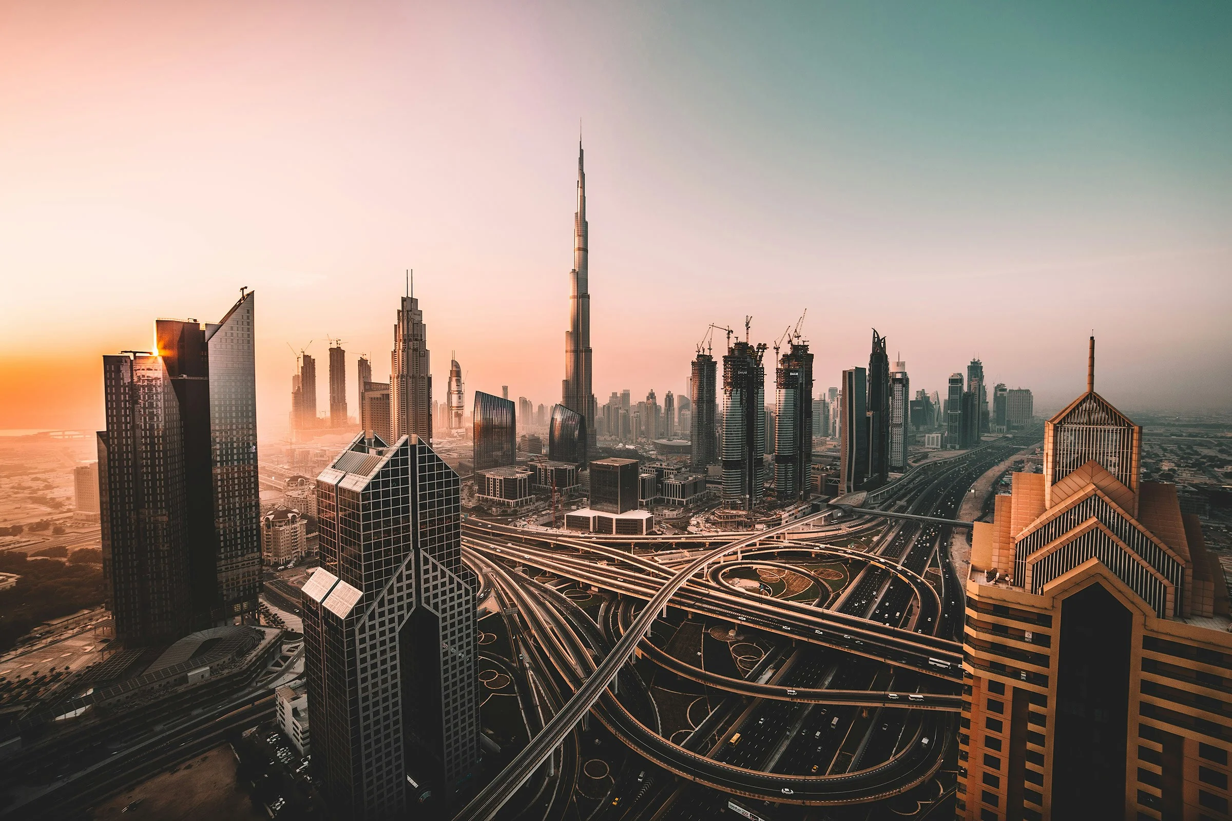 Dubai skyline and the Burj Khalifa